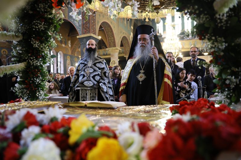 Η Αποκαθήλωση στη Μητρόπολη Δράμας